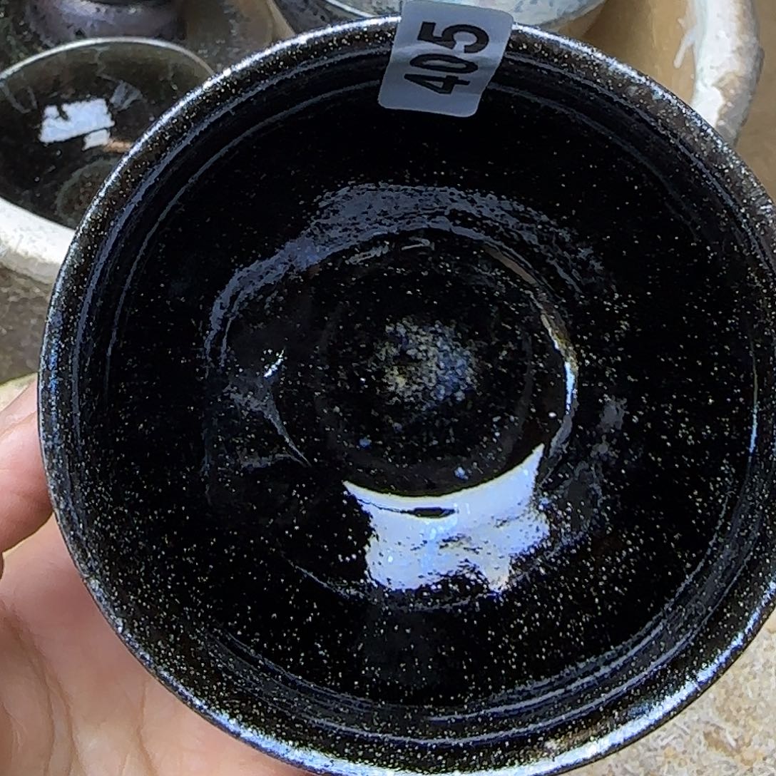 茶盏琢泥窑柴烧开窑