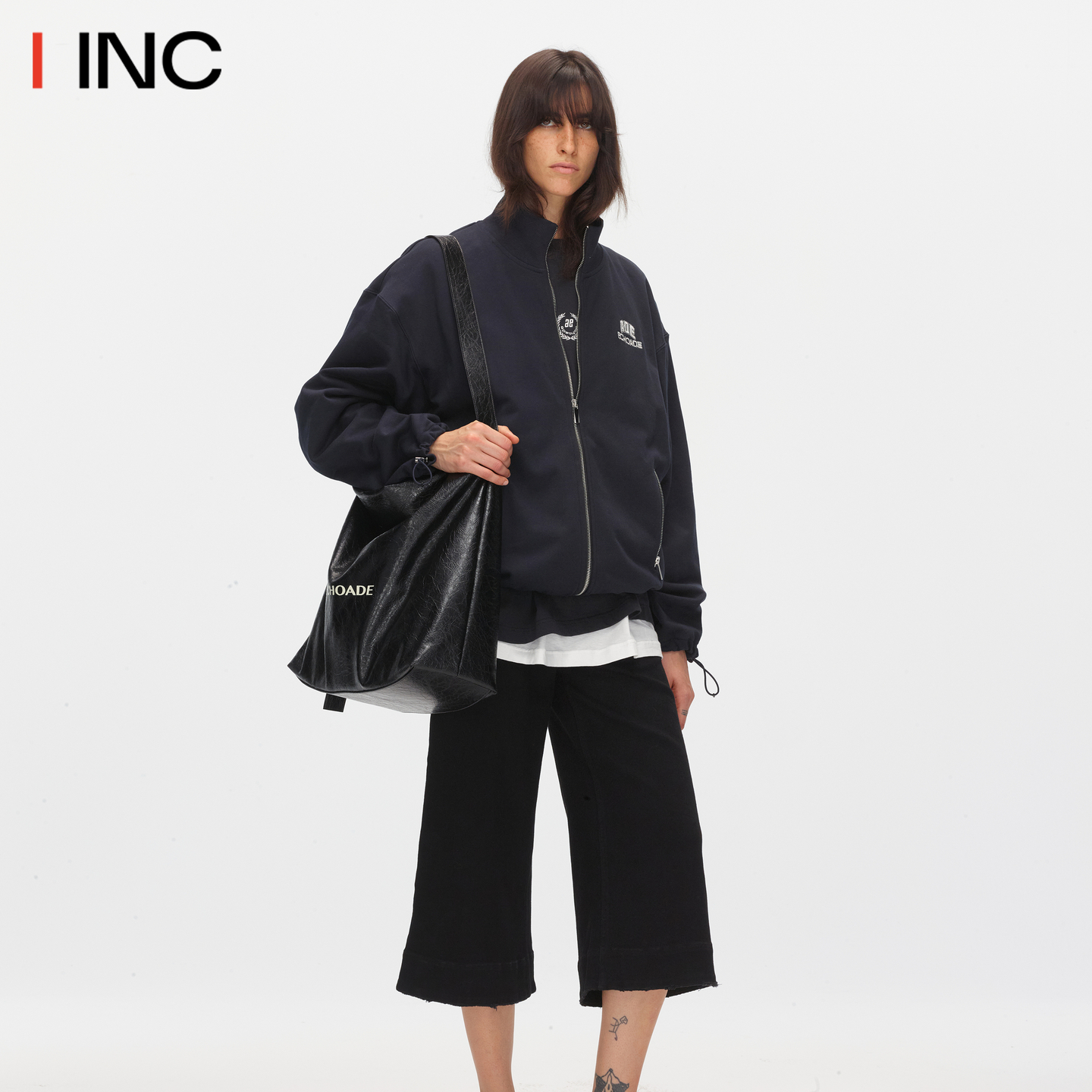 ECHOADE 25PF随性时髦感 哑光可调节肩带中号HOBO包单肩包IINC