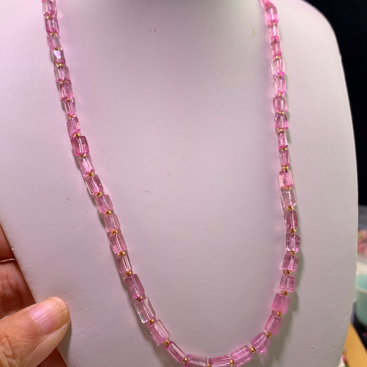 双色碧玺手链未镶嵌