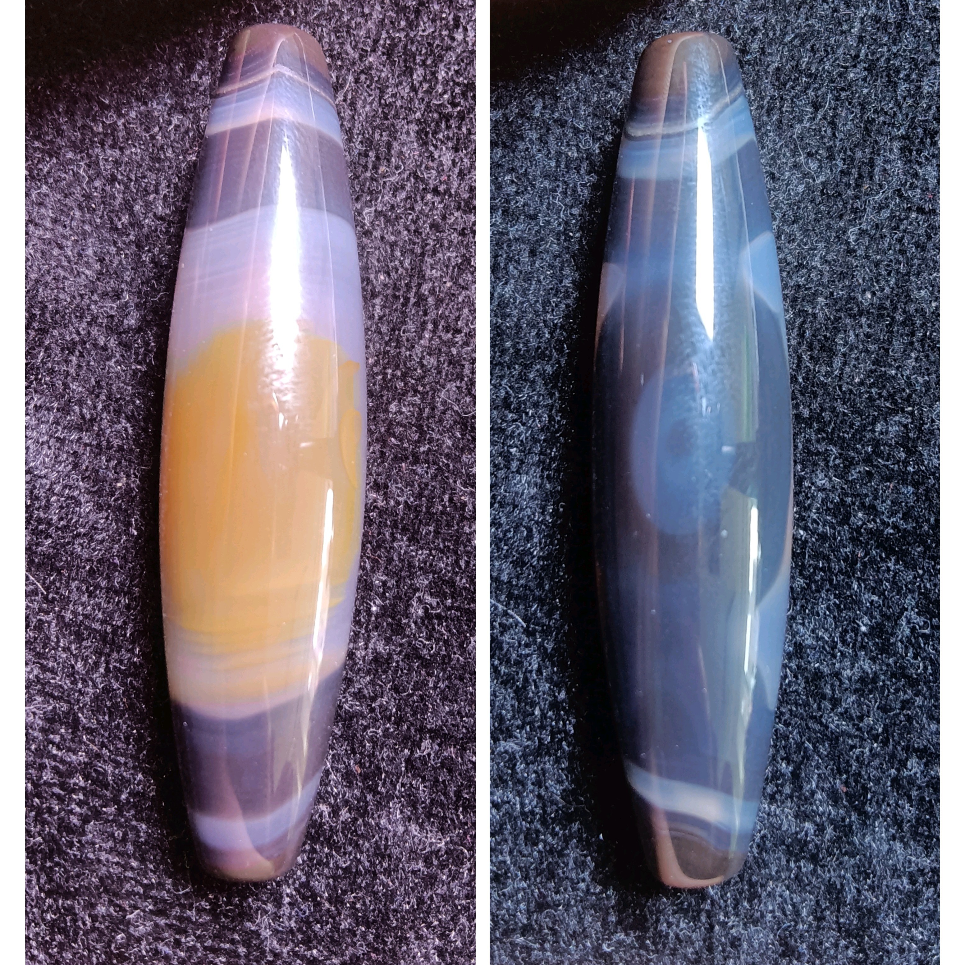 天然玛瑙天地珠57+*13