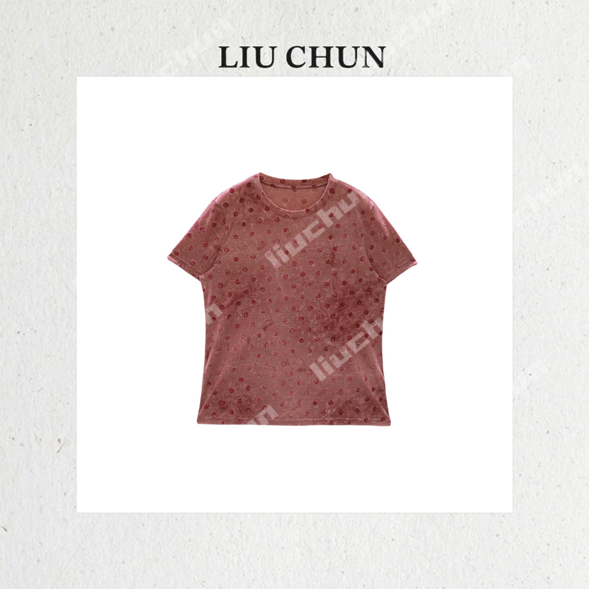 【扎染波点】CHUN家夏款针织T恤