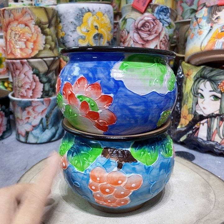 景德镇艺术手绘作品