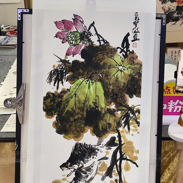 国画张圣敏先生纯手绘作品