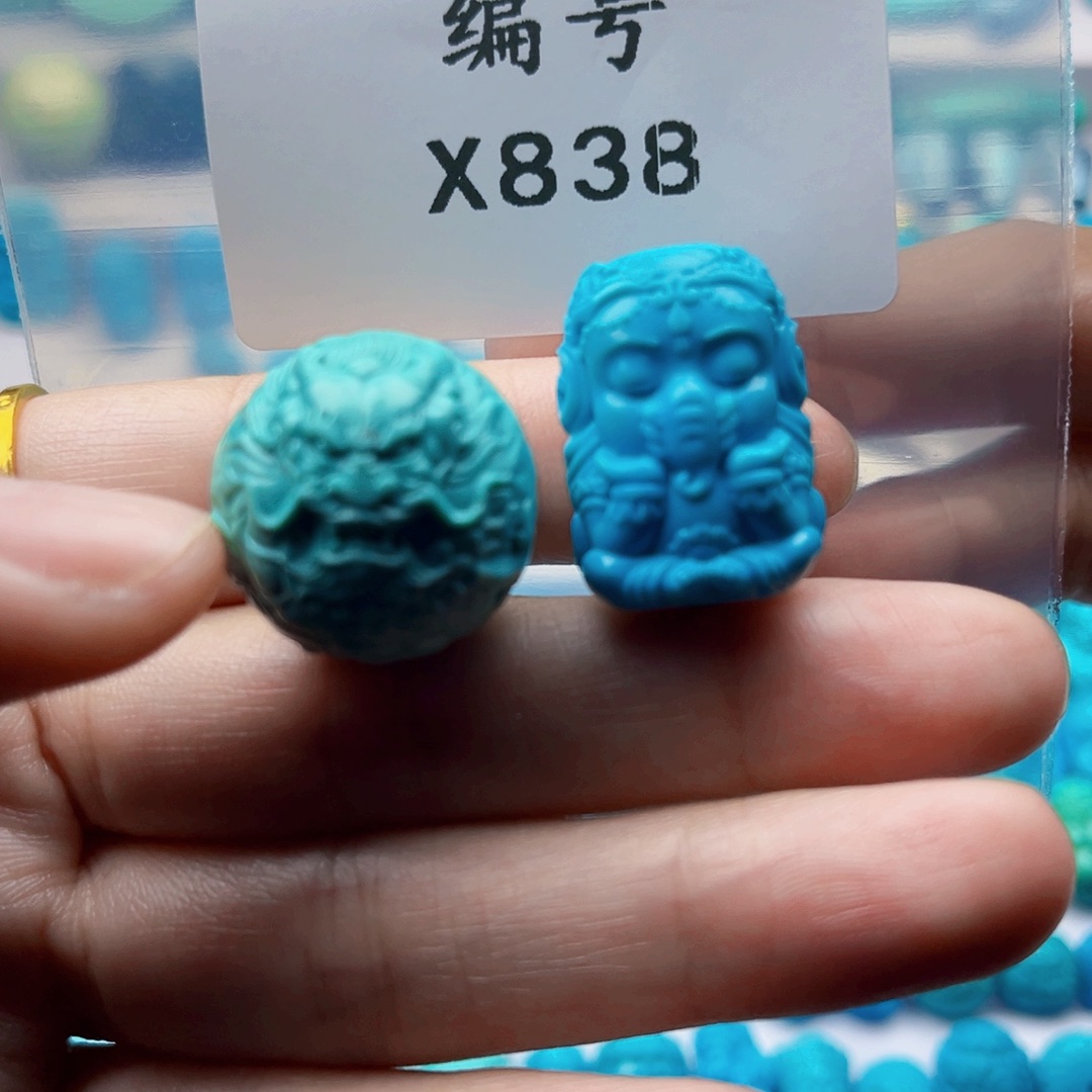 绿松石挂件未镶嵌?***?