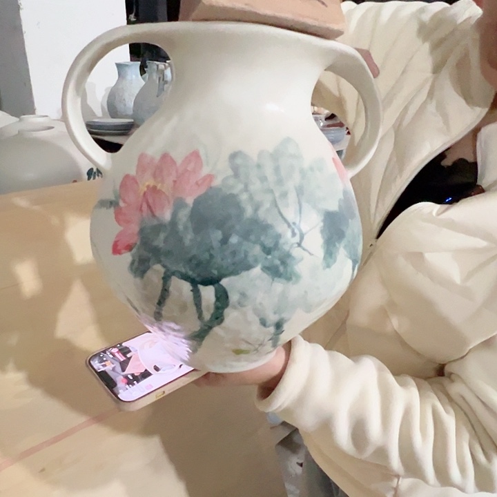 陶摆件景德镇陶瓷花瓶瑕疵专场