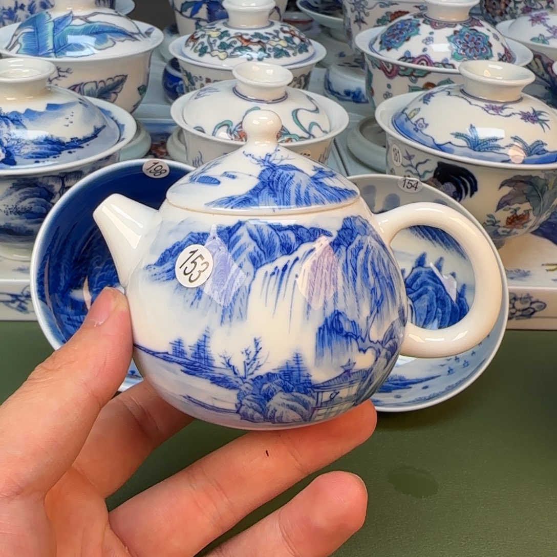 彦祖纯手工手绘茶具153