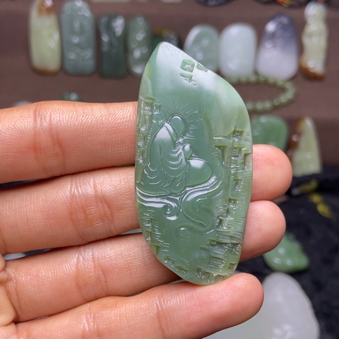 和田玉颈饰未镶嵌?****༽