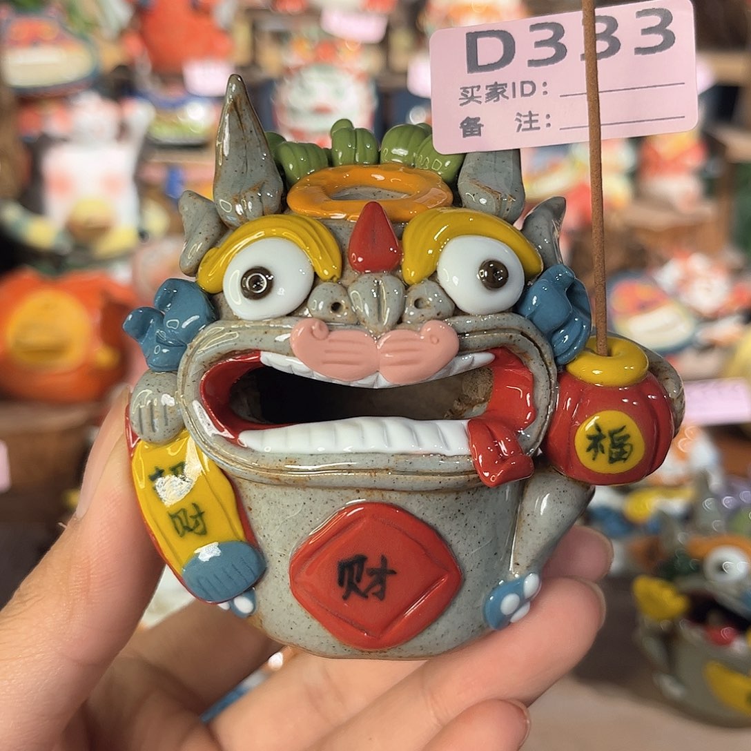泥塑纯手工茶宠摆件
