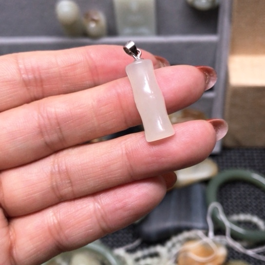 和田玉（白玉）颈饰未镶嵌