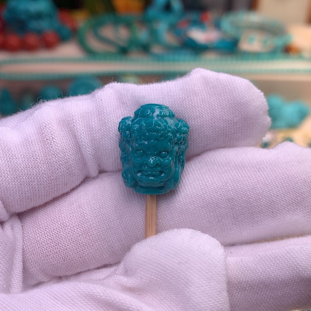 绿松石珠宝半成品未镶嵌