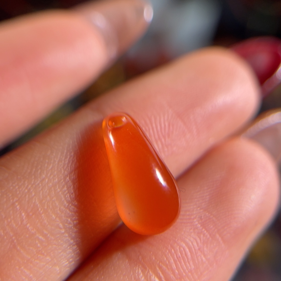 南红玛瑙丽江料 卡子未镶嵌不退不换