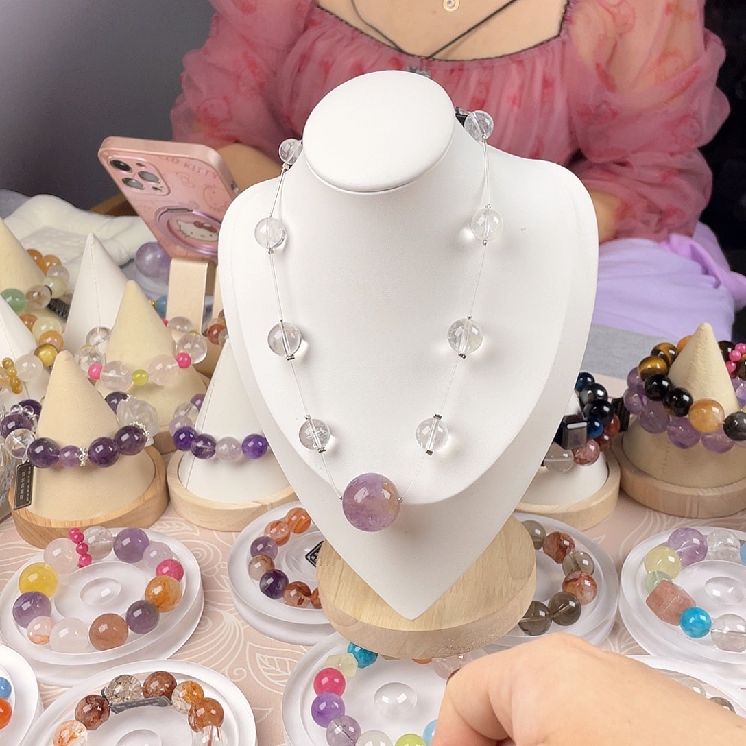 银S925镀金镶嵌手链水晶