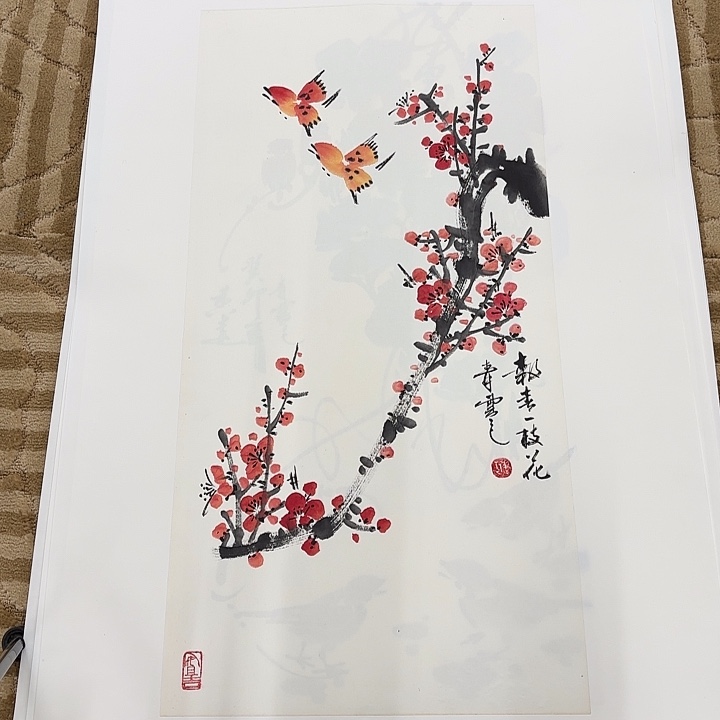 国画花鸟等动物为主