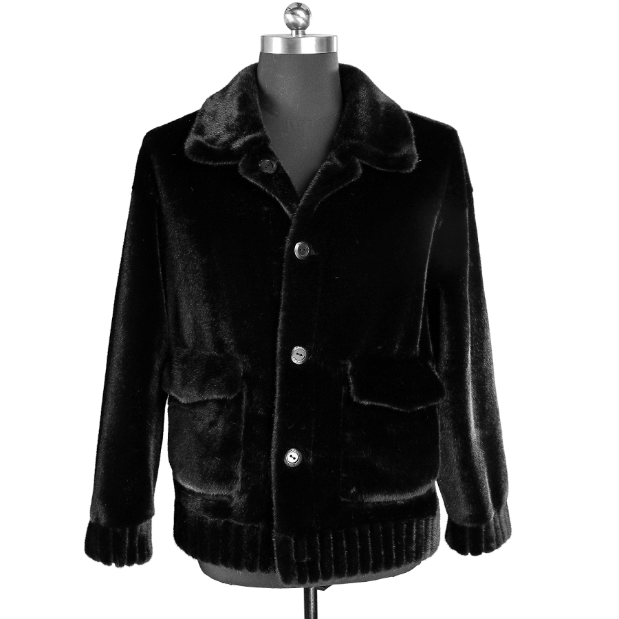 {DW专属}2208冬季新款男装夹克休闲欧貂男外套{精选联盟}