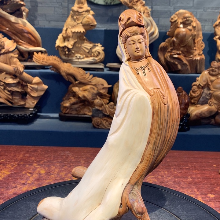 柏木（崖柏）根雕摆件