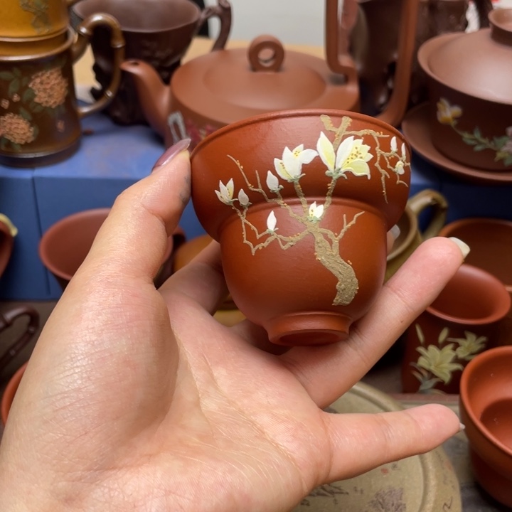 紫砂茶杯紫砂主人杯