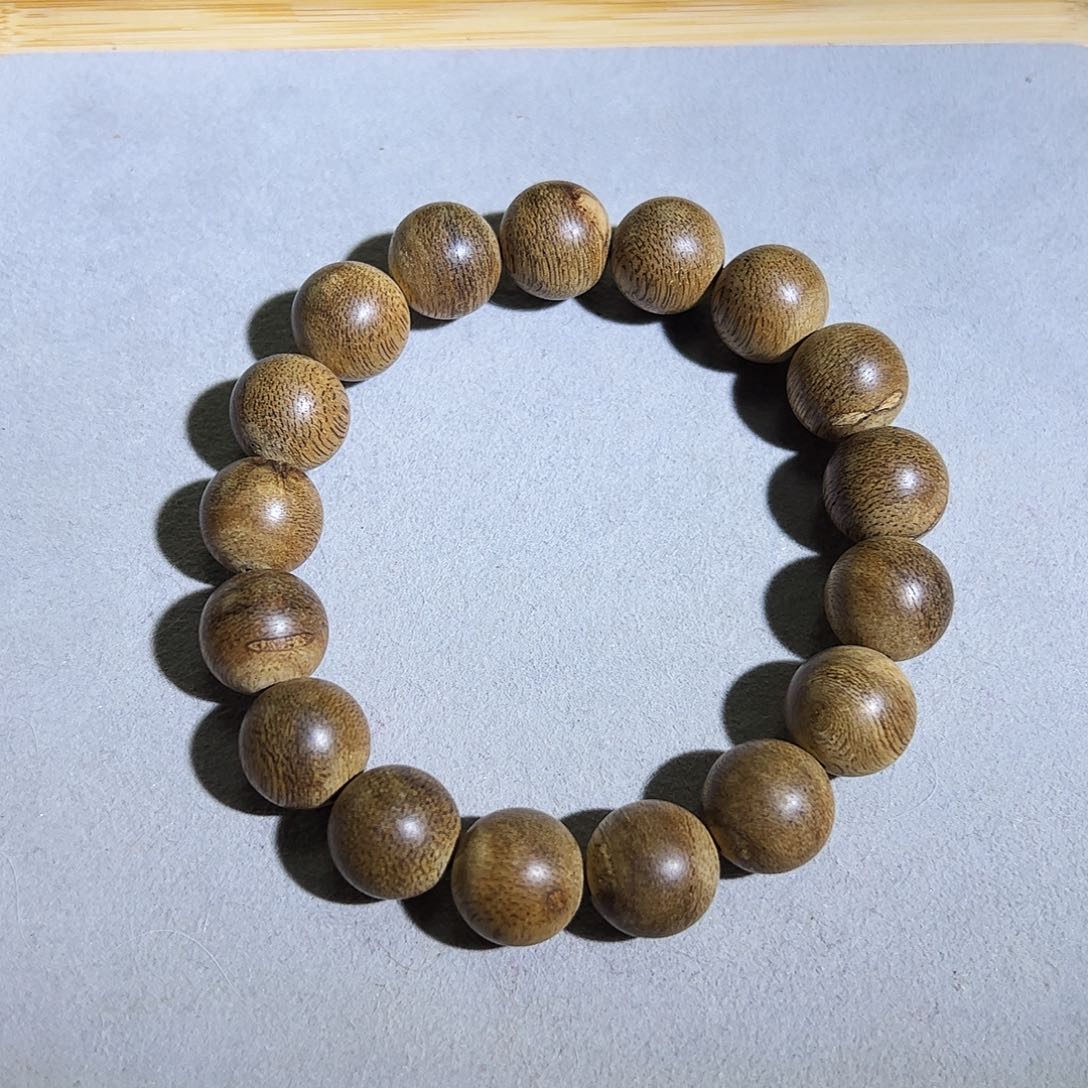 沉香手串天然柬埔寨菩萨老料1.3单圈 花香蜜甜香