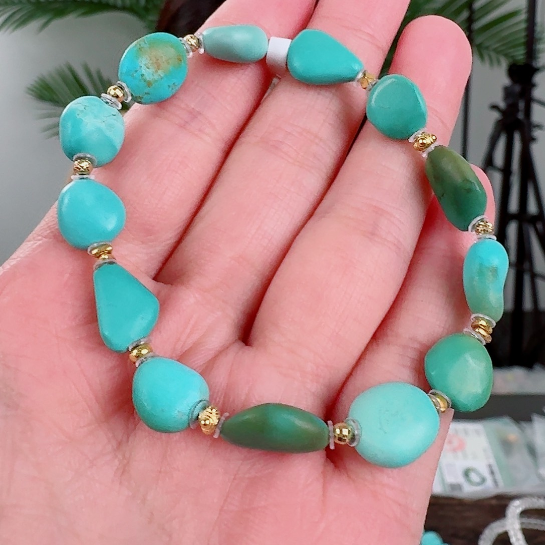 未镶嵌绿松石珠宝奇石