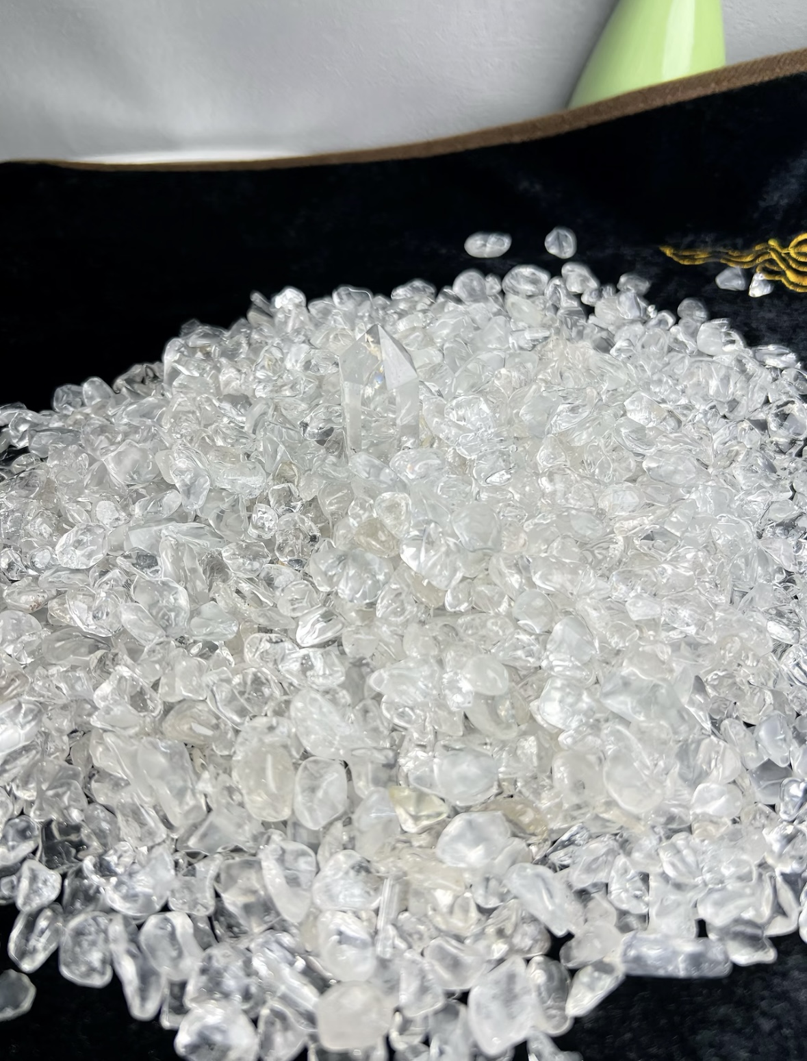 天然白水晶消磁石约200g