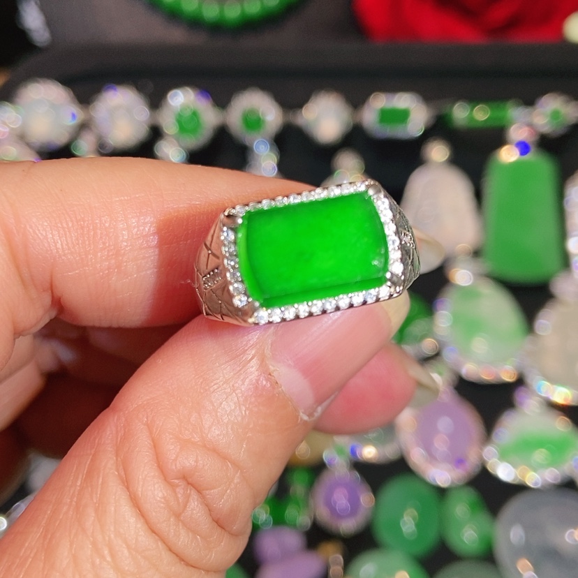 【闪购商品】未镶嵌戒指翡翠天然翡翠