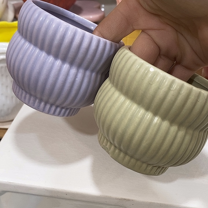 陶摆件陶盆有孔 瑕疵介意勿拍