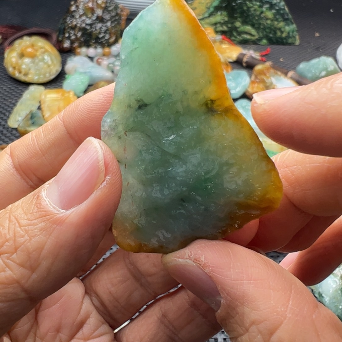 翡翠裸石缅甸翡翠