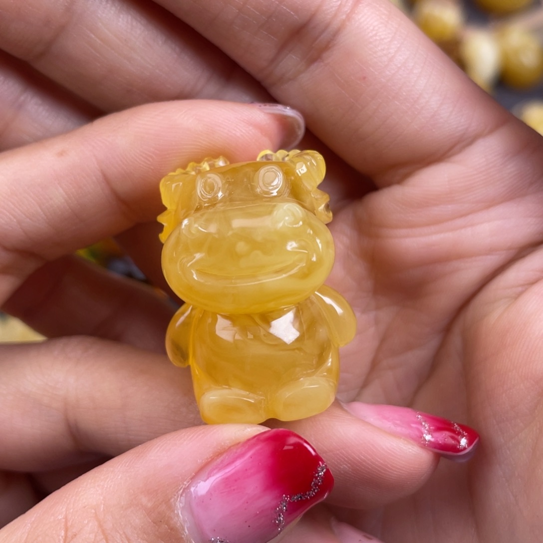 琥珀裸石未镶嵌蜜蜡