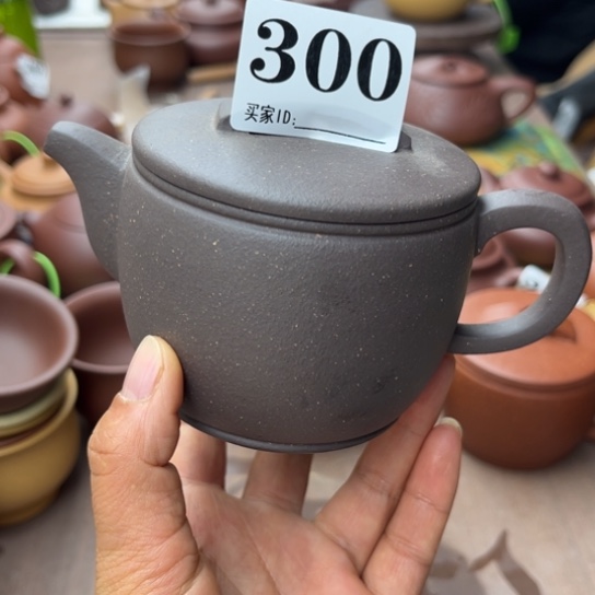 紫砂茶壶天青半手工260cc