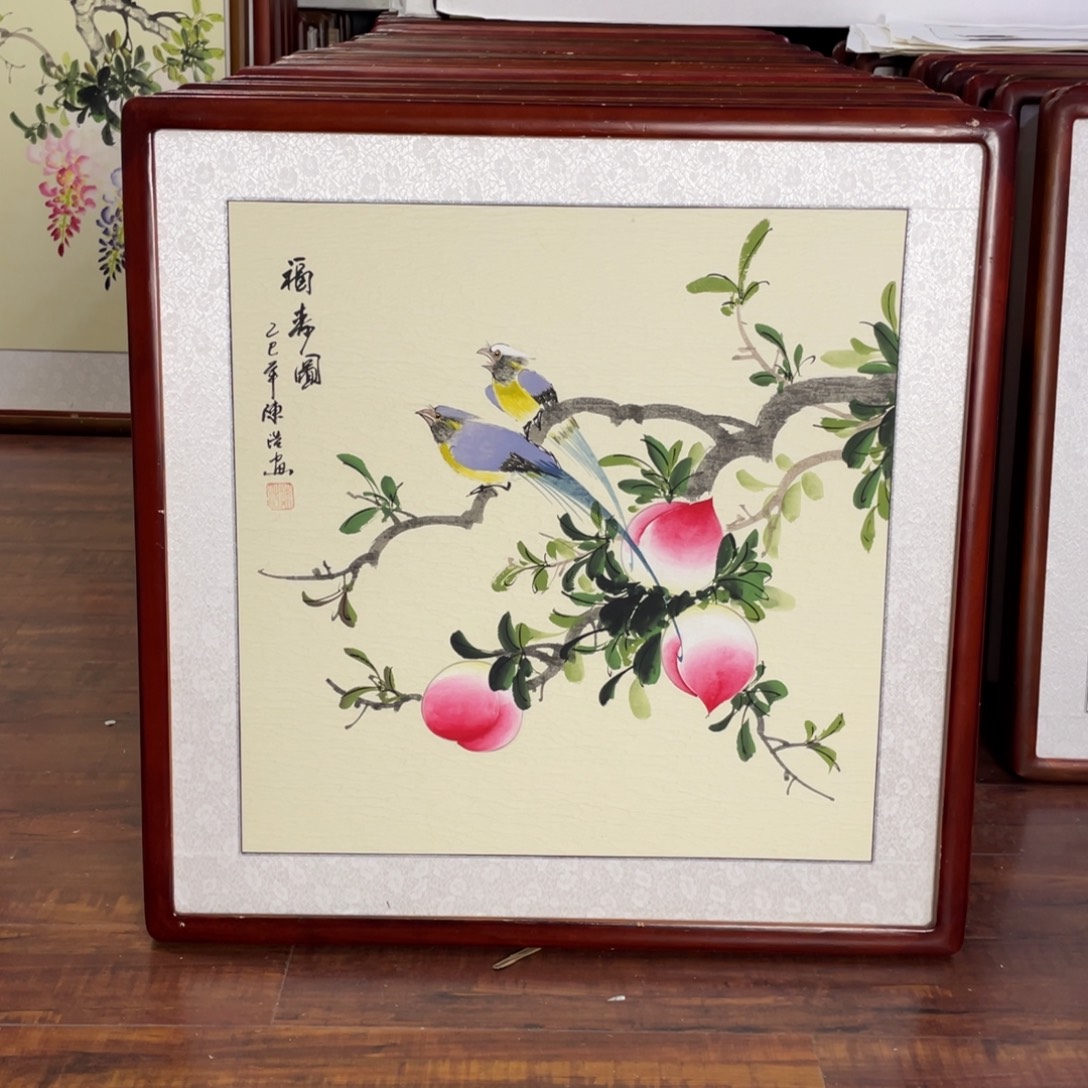 国画带框尺寸63*63厘米