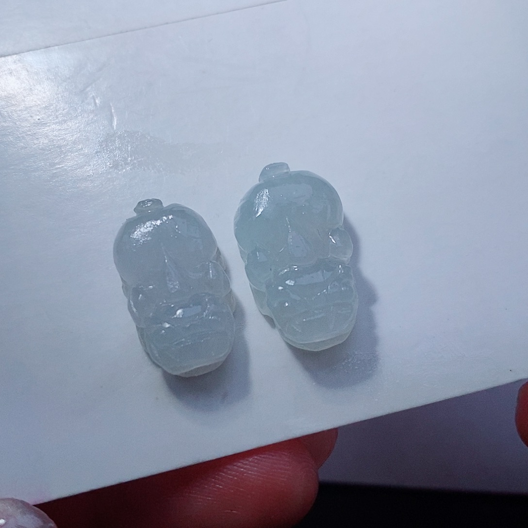 未镶嵌定制翡翠两件一起王炸