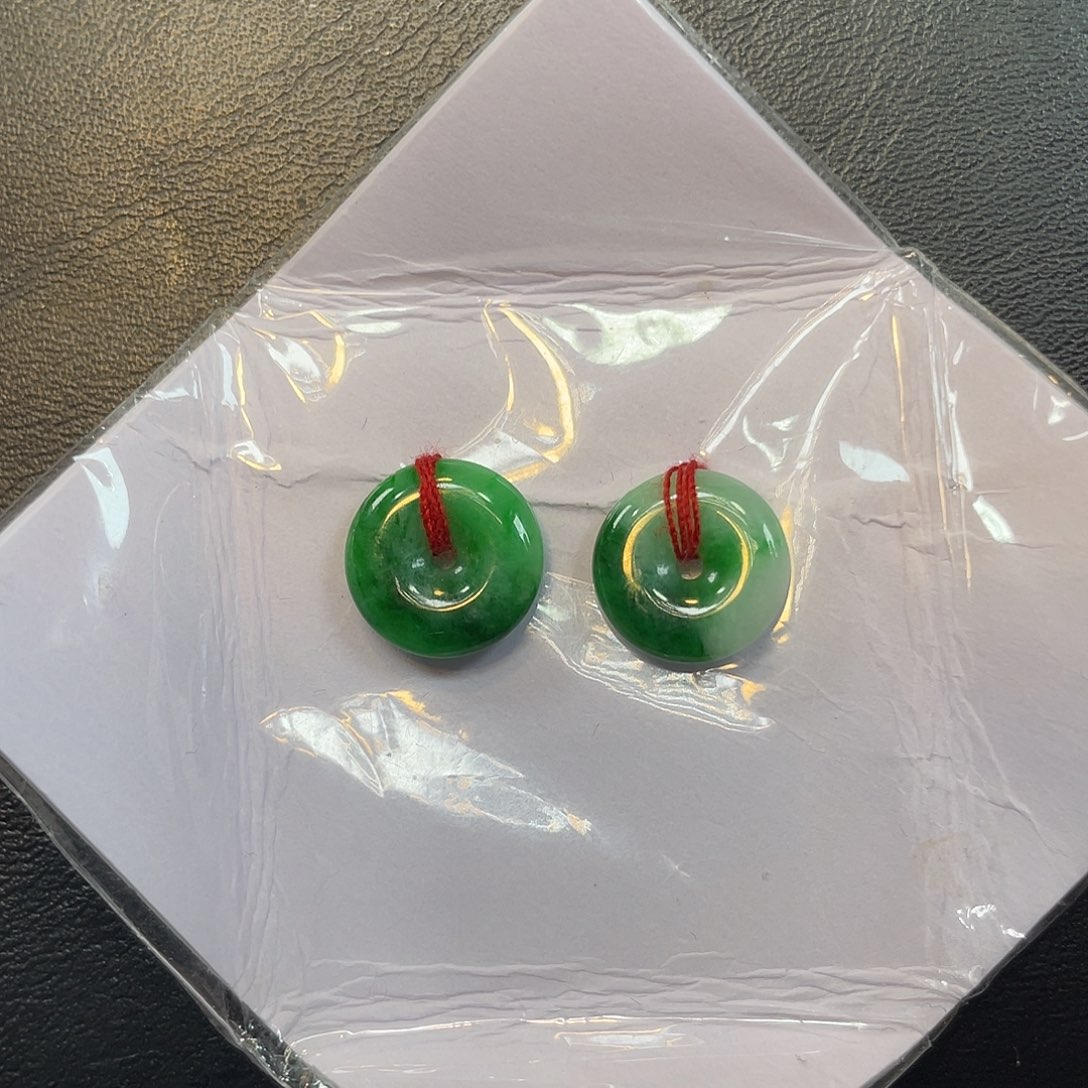 【闪购商品】翡翠耳饰未镶嵌天然缅甸翡翠
