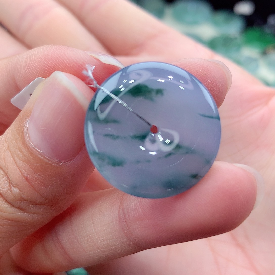 颈饰未镶嵌翡翠编号6尺寸23.5-5.5