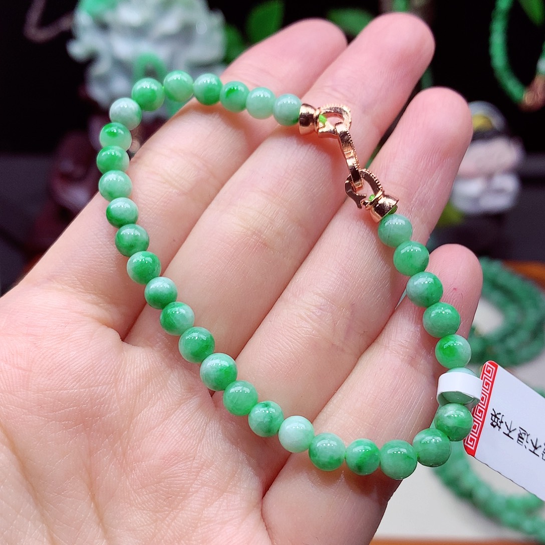 翡翠未镶嵌手链翡翠