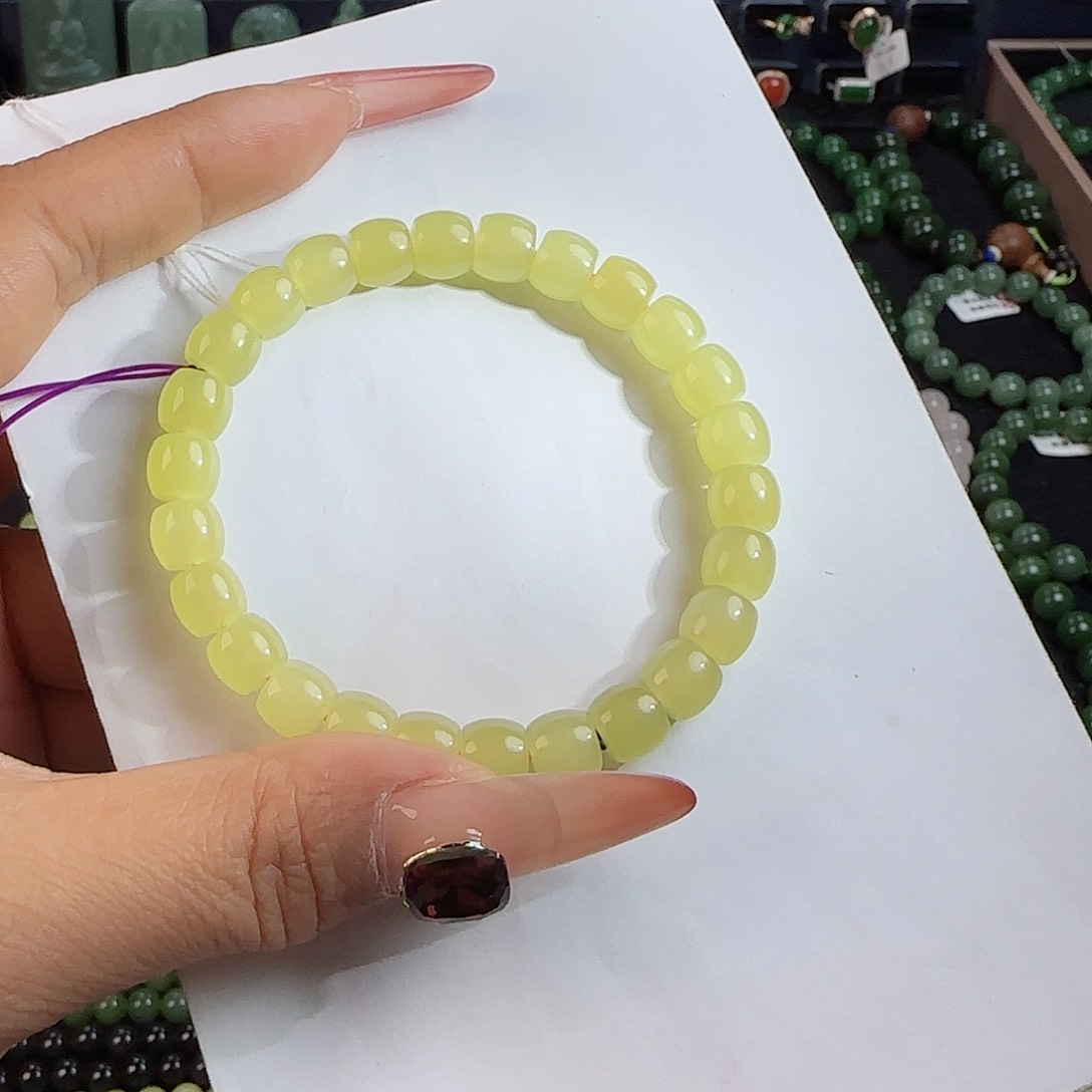 和田玉手串未镶嵌