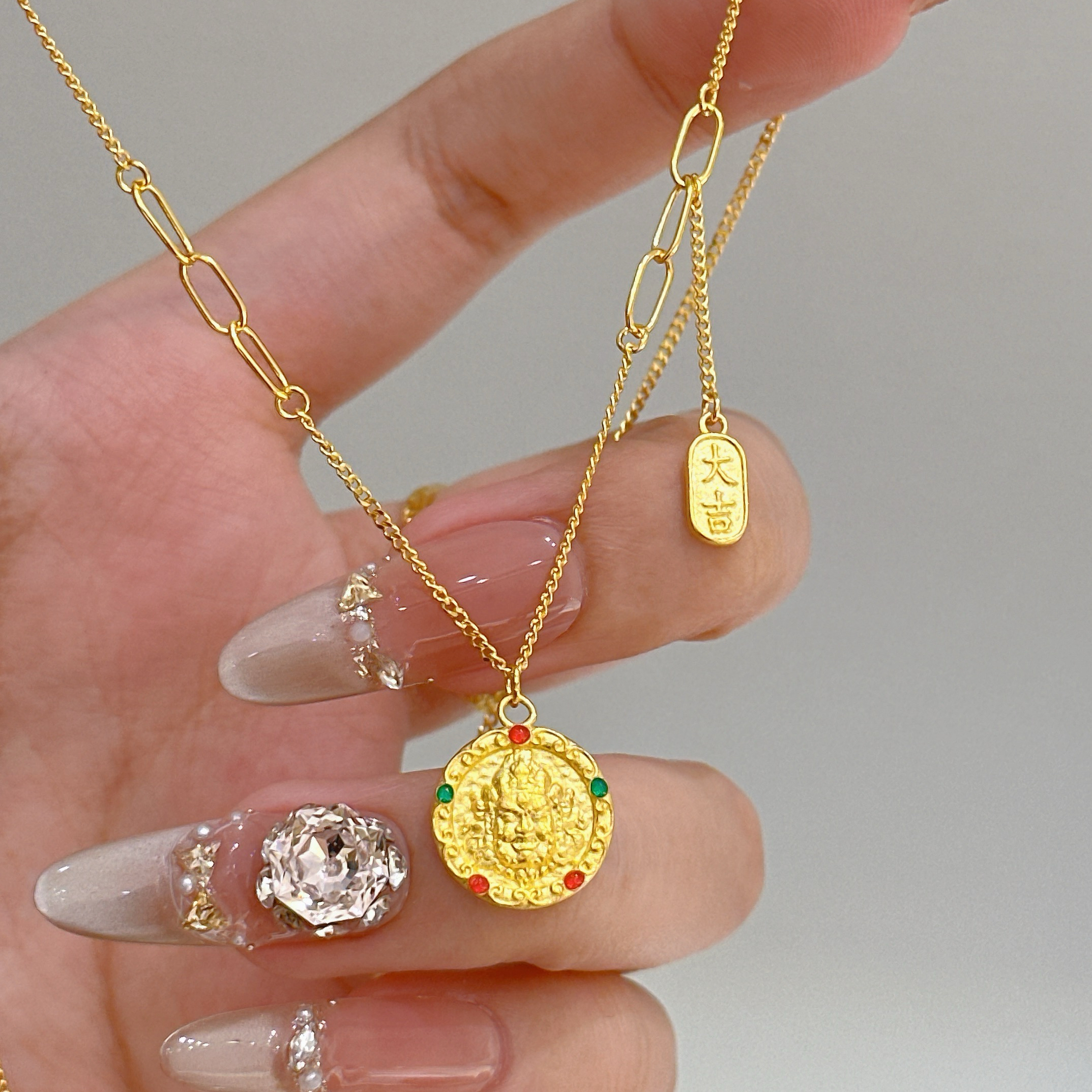 不支持七天无理由【黄财财黄金套链】足金999