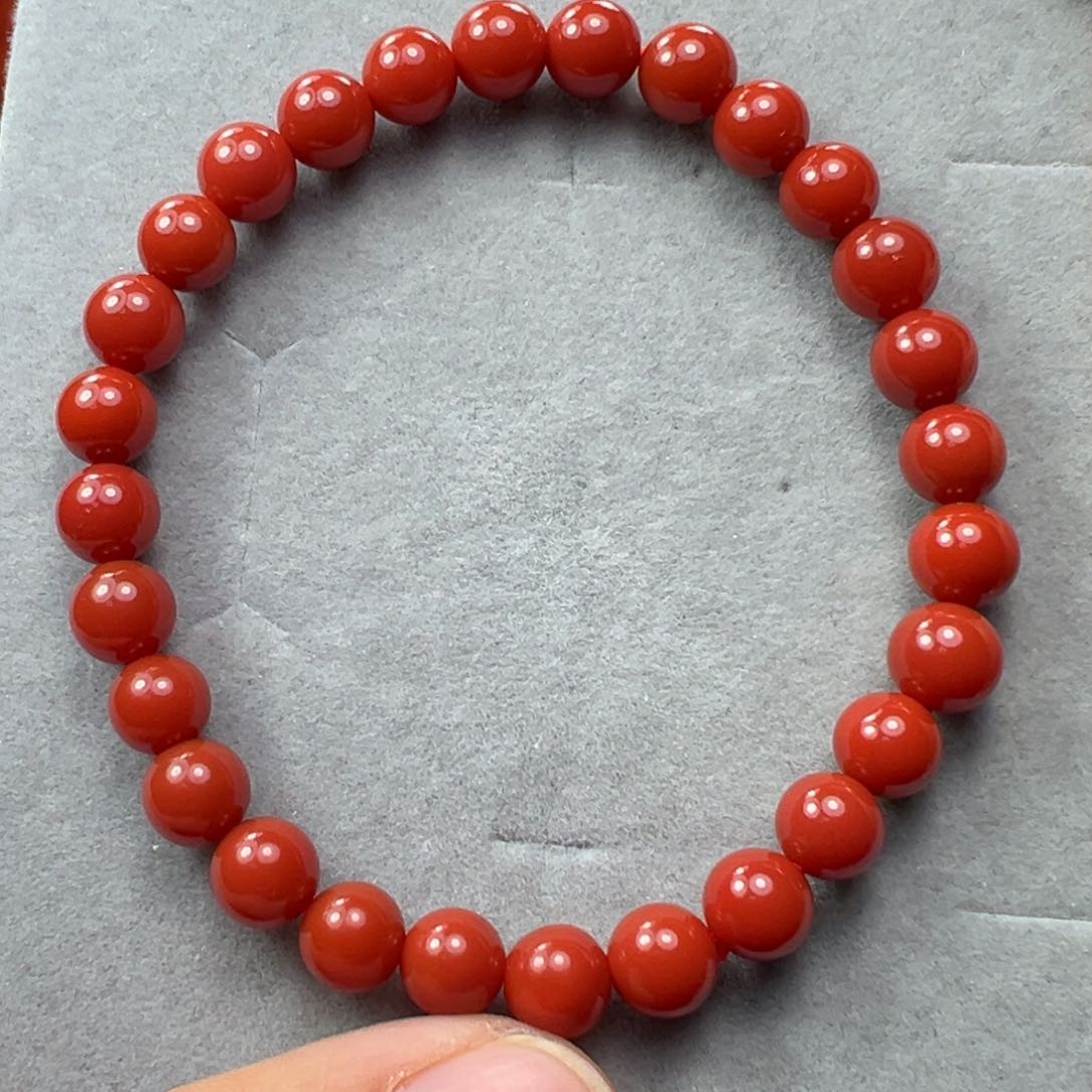 南红玛瑙手串未镶嵌