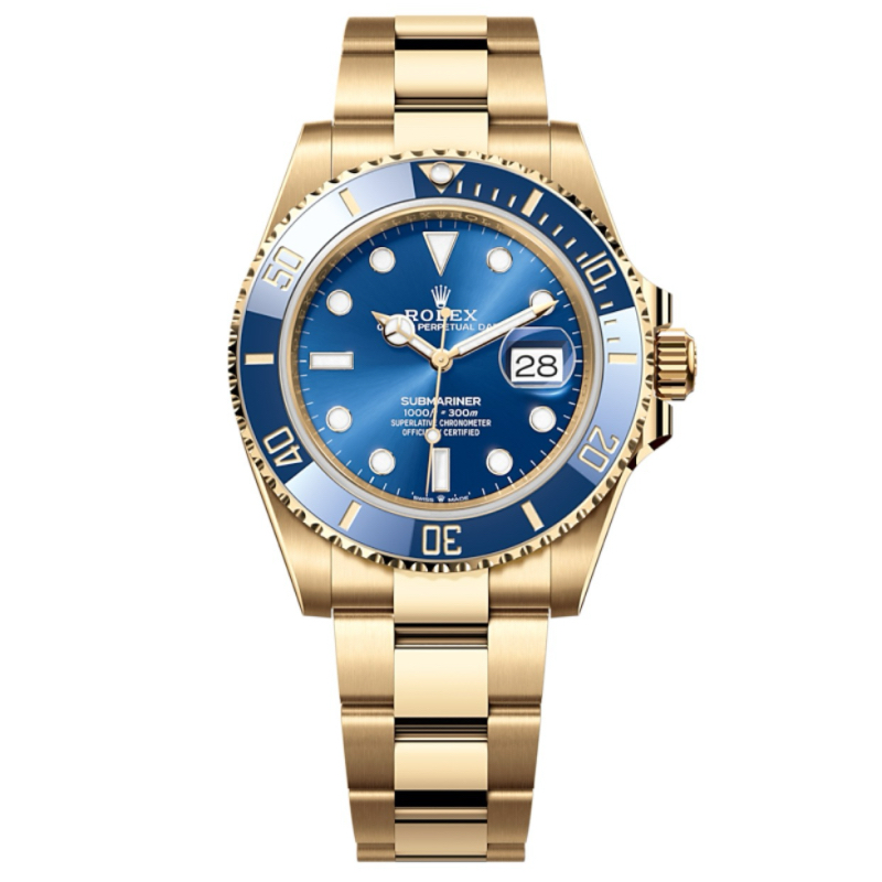 99新 Rolex/劳力士 小表哥钟表/22年全套/126618全金蓝