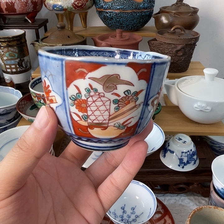 瓷片伊万里的杯子好看的