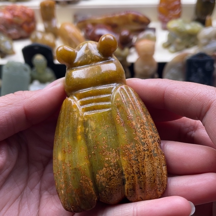 蛇纹石玉颈饰未镶嵌