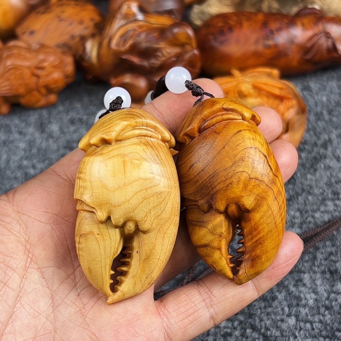 柏木太行崖柏蟹钱2个