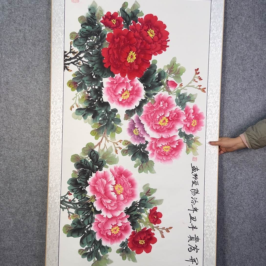 国画386 花鸟在此鸣叫时还要一