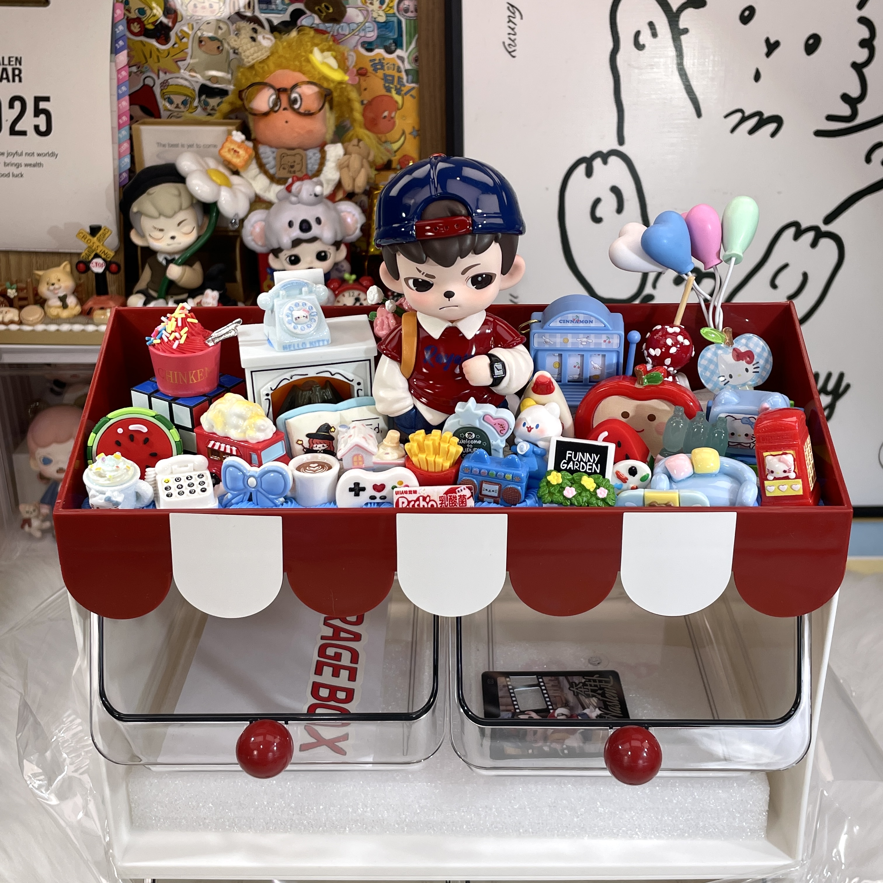 【团单】饭团手作diy超大四宫格抽屉