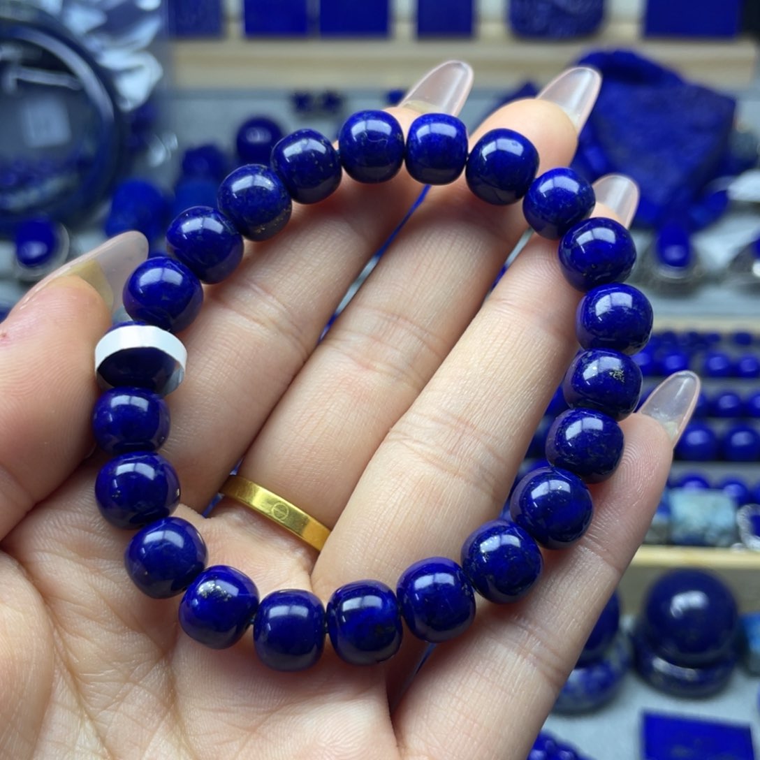 青金石9+老型手串未镶嵌