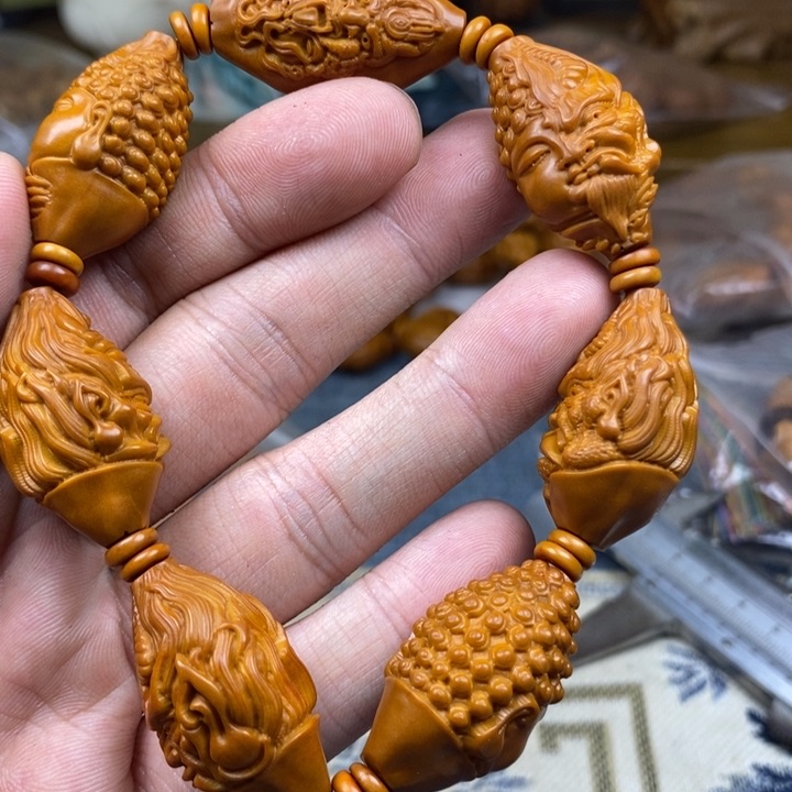 橄榄核手串/手链橄榄核雕工艺手串