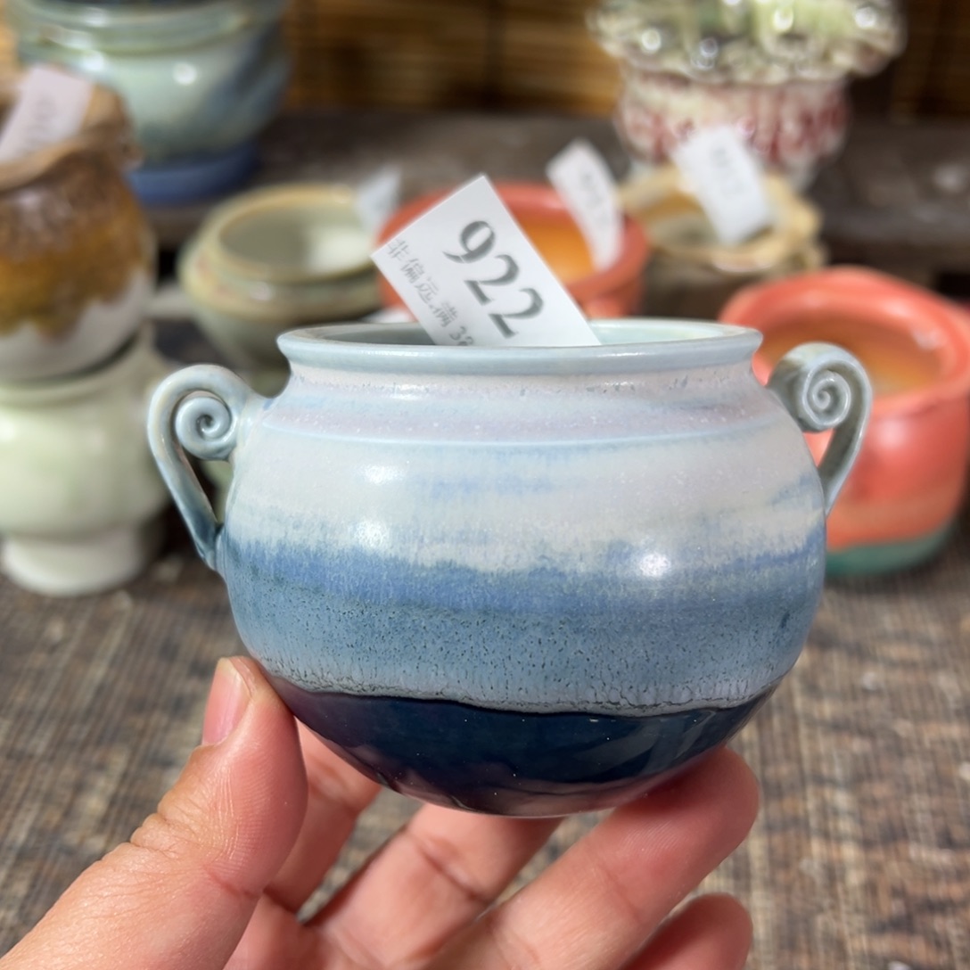 红陶景德镇手工花盆