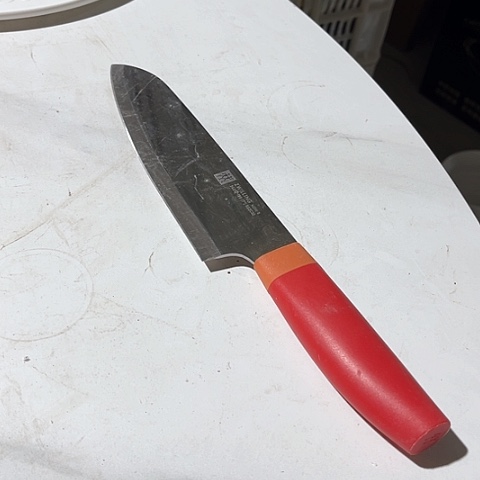 微瑕，不锈钢多用刀红