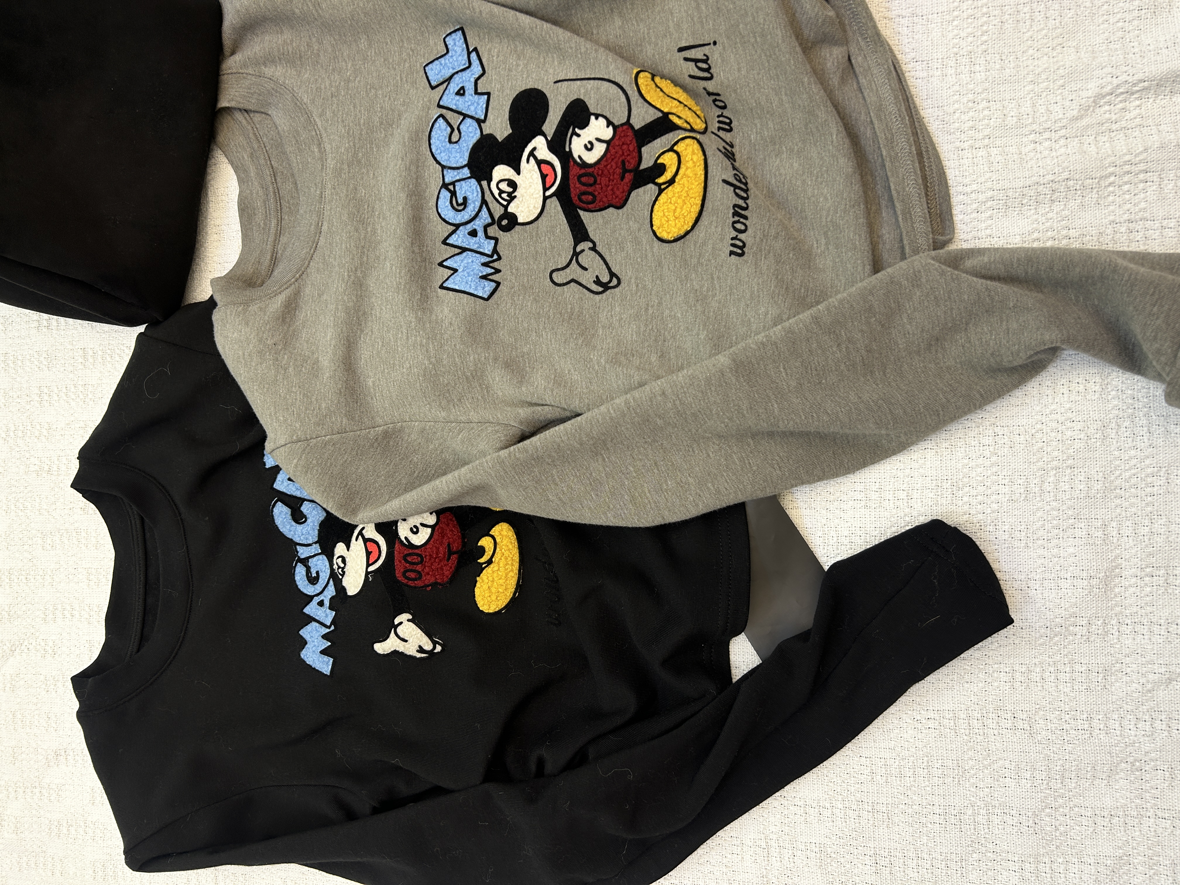 防风印花长袖吸湿排汗宽松型T恤韩版百搭套装秋季