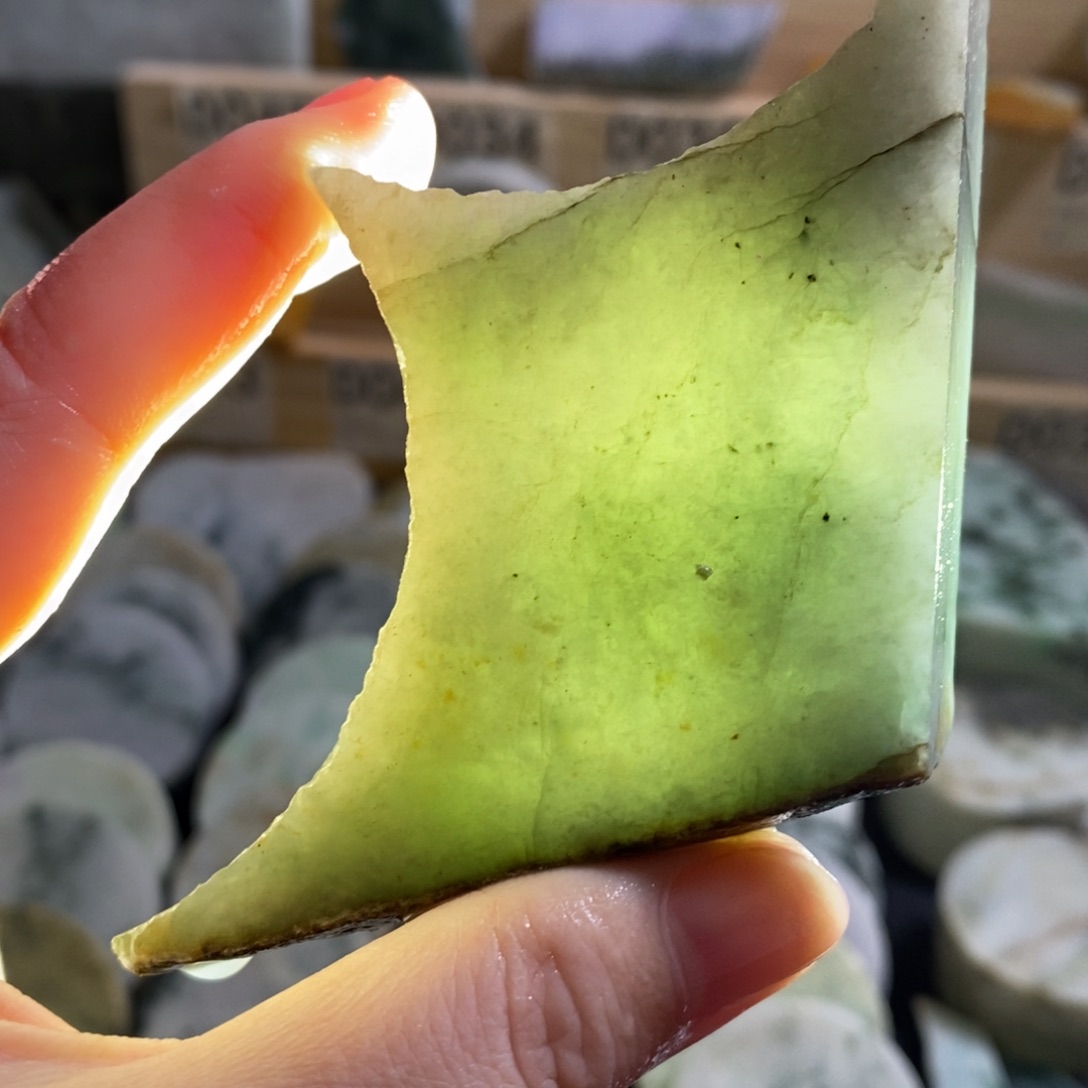 颈饰未镶嵌翡翠天然翡翠