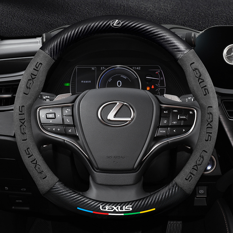 雷克萨斯ES/NX/RX/UX/CT/LS/GS/LC/RZ/LX/GX超薄翻毛防滑汽车把套