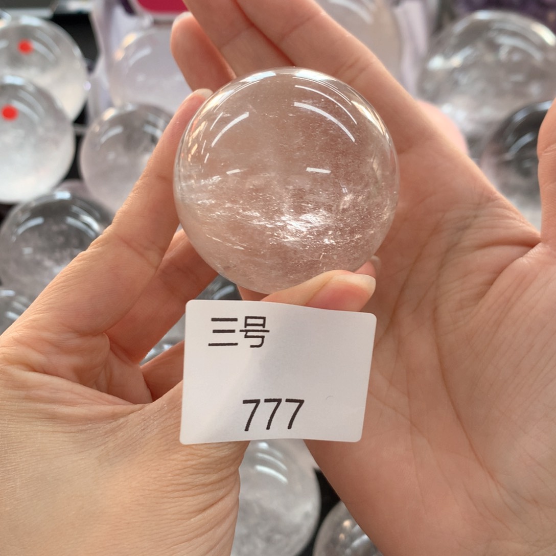 水晶摆件未镶嵌焦***朵一号777尺寸4.8